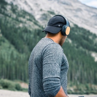 Auriculares inalámbricos plegables reciclados personalizados